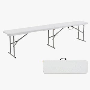 Banco Maleta branco 4 Lugares VGHome